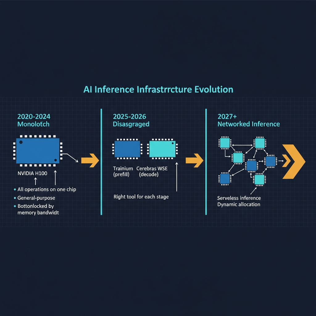 AI inference infrastructure evolution: from monolithic to specialized chips