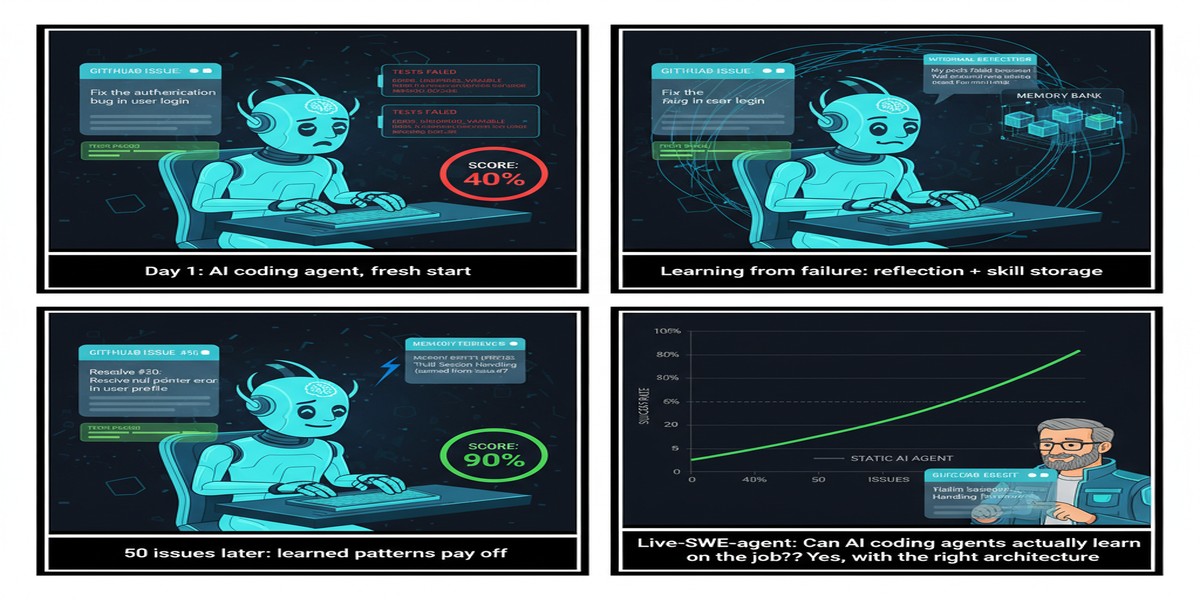 Live Swe Agent Self Evolve - Educational Comic