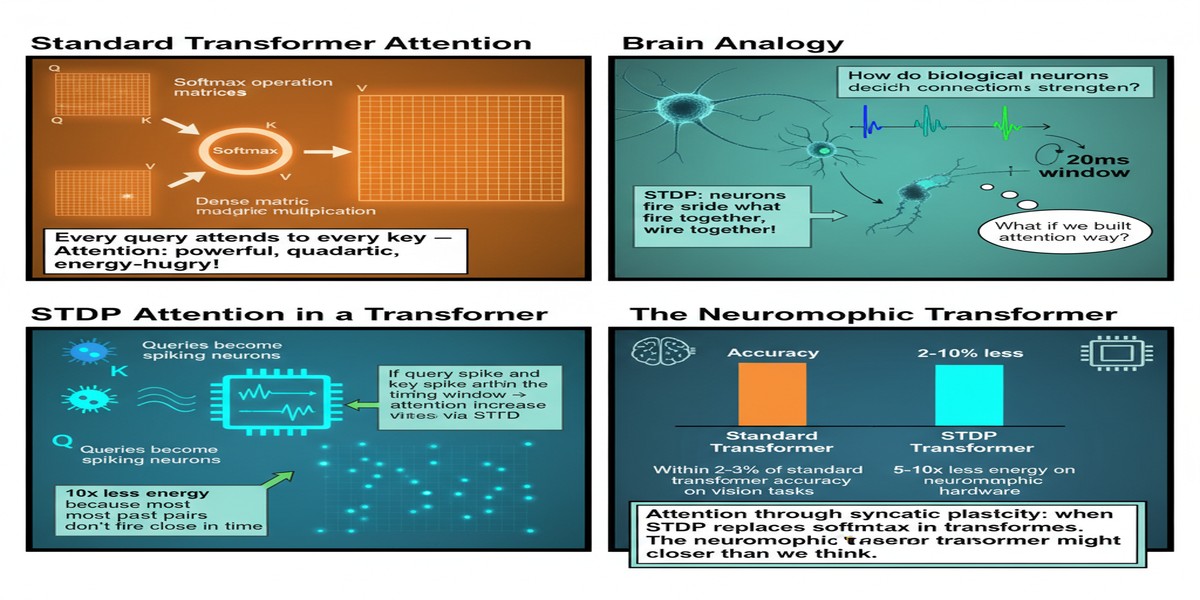 Stdp Attention Transformer - Educational Comic