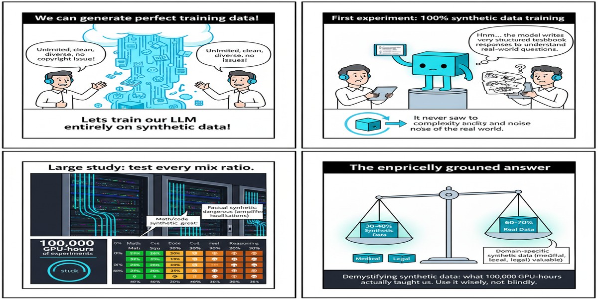 Synthetic Data Llm Pretraining - Educational Comic