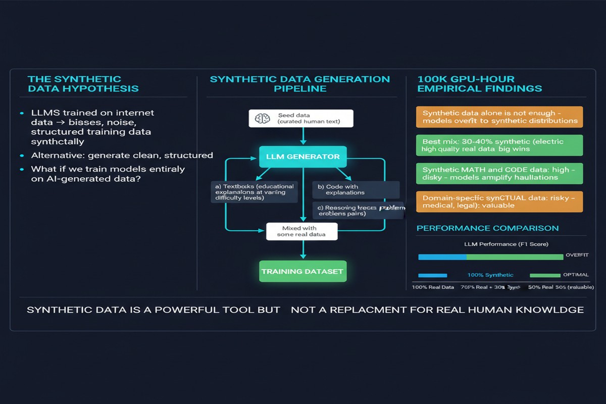 Synthetic Data Llm Pretraining - Architecture Diagram