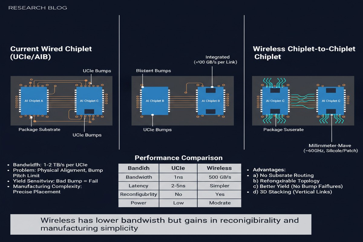 Wireless Multi Chiplet Ai - Architecture Diagram