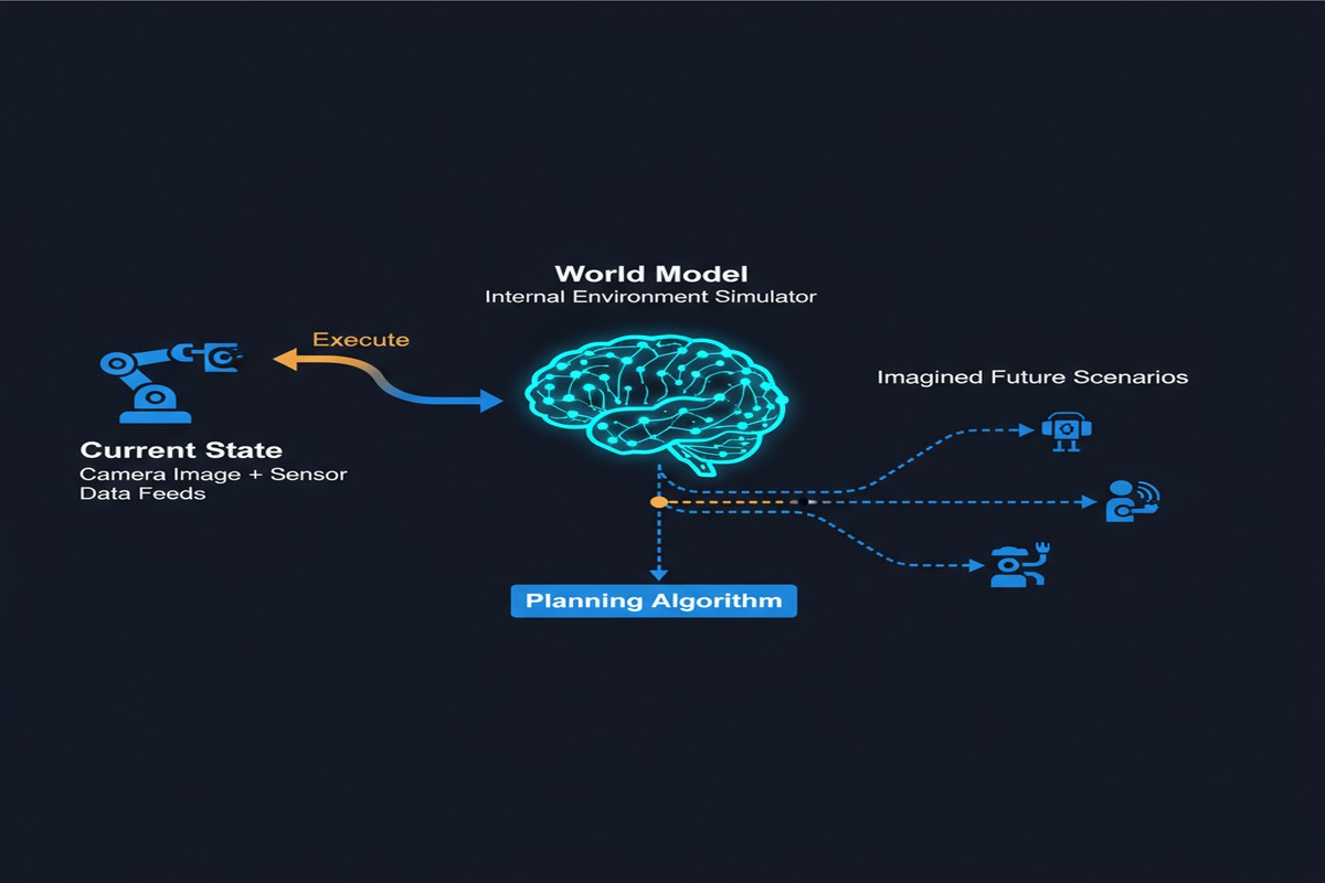World Models for Embodied AI - Architecture Diagram